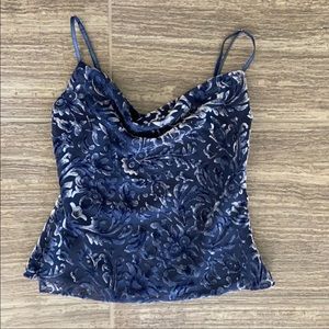 Majorelle blue top